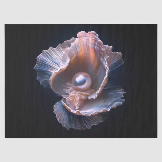 Parel- en schelppapier tissuepapier (Voorkant)