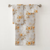 Parel Gouden Rozen Bloemen Bad Handdoek (Insitu)