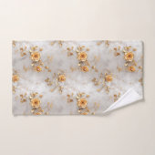 Parel Gouden Rozen Bloemen Bad Handdoek (Handdoek)