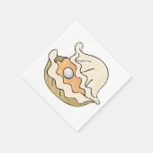 Parel in een oester papieren servetten (Hoek)