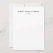 Parel in oesterschelp iriserende shimmer strand kaart (Achterkant)