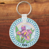 Parel iris sleutelhanger (Voorkant)