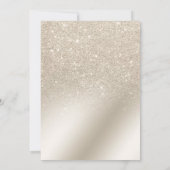 parel ivoor glitter ombre metallic folie kerst kaart (Achterkant)