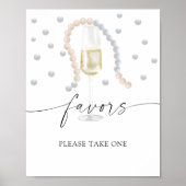 Parel kralen - bruidsgeschenken, neem er een poster (Voorkant)