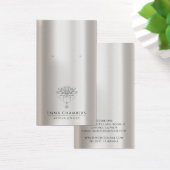 Parel Lotus Bloem Oorbel Sieraden Display Kaarten Visitekaartje (Bureau)