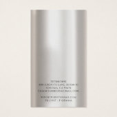 Parel Lotus Bloem Oorbel Sieraden Display Kaarten Visitekaartje (Achterkant)