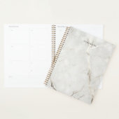 Parel Marmer Dubbel Monogram Planner (Display)