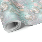 Parel Onder De Zee Cadeaupapier (Rol Hoek)
