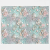 Parel Onder De Zee Fleece Deken (Voorkant (Horizontaal))