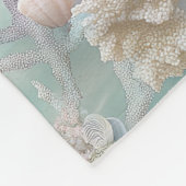 Parel Onder De Zee Fleece Deken (Hoek)