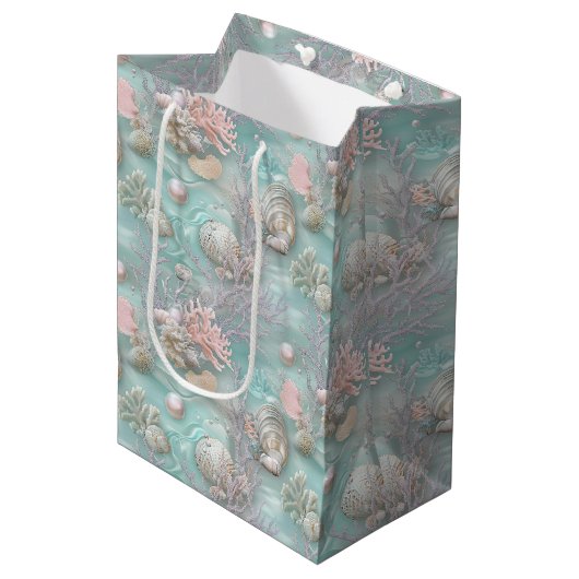 Parel Onder De Zee Medium Cadeauzakje (Voorkant Gekanteld)