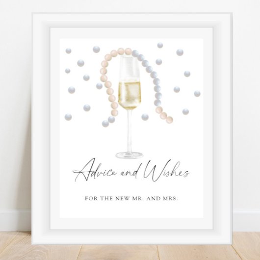 Parel & Prosecco - advies en wensen Poster