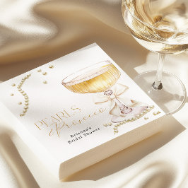 Parel & Prosecco Beige Strik Bruidsdiner Servet