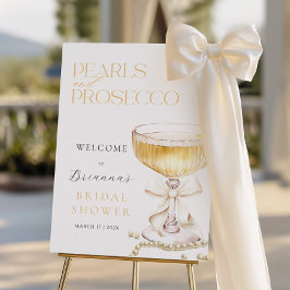 Parel & Prosecco Boog Bruiloftsborrel Welkom