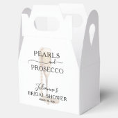 Parel & Prosecco Bruiloftsfeest Bedankdoosjes (Geopend)