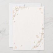 Parel & Prosecco Elegante Coquette Kaart (Achterkant)