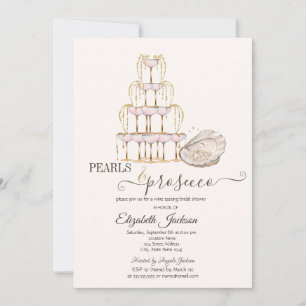 Parel & Prosecco Zeeschelp Crème Kaart
