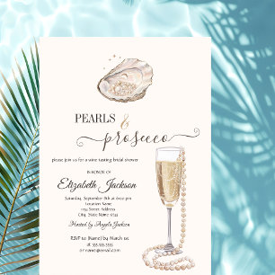Parel & Prosecco Zeeschelp Crème Kaart