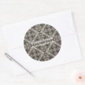 parel rhinestone kristal sieraden ontwerper ronde sticker (Envelop)