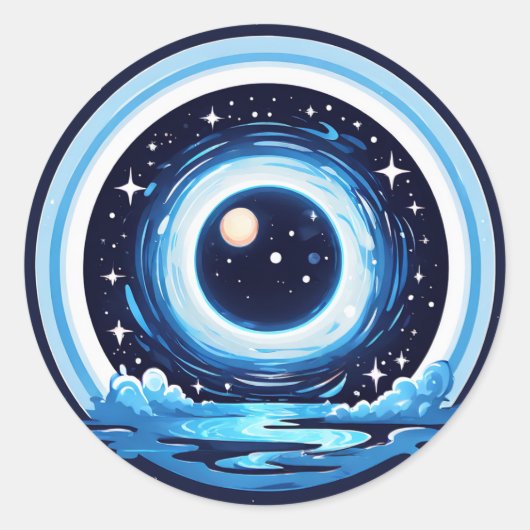 parel ronde sticker (Voorkant)