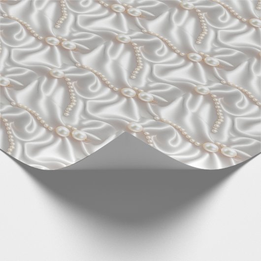 Parel & Satijn Cadeaupapier (Hoek)