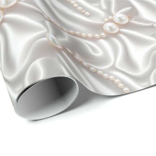 Parel & Satijn Cadeaupapier (Rol Hoek)