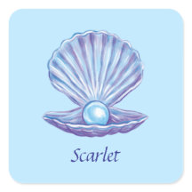  parel van de oceaan (blauw)