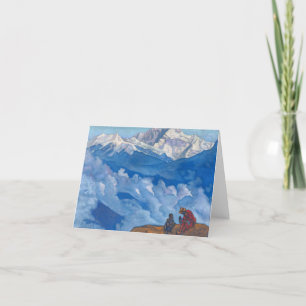 Parel van het zoeken door Nicholas Roerich Bedankkaart