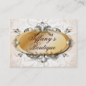 Parel Victoriaans Mode Visitekaartjes (Voorkant)