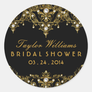 Parel Vintage Glamour Bruiloft Sticker