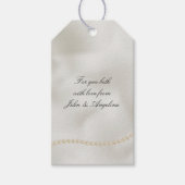 Parel Wit Luxe Cadeaulabel (Voorkant)