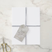 Parel Wit Luxe Cadeaulabel (Met Touw)