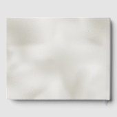 Parel Wit Luxe Trouwen Gastenboek (Achterkant)