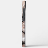 parel zwarte stijl iphone hoes (Achterkant / Links)