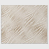 Parelachtige titanium ivoor dierlijke huid glas gl cadeaupapier (Vlak)