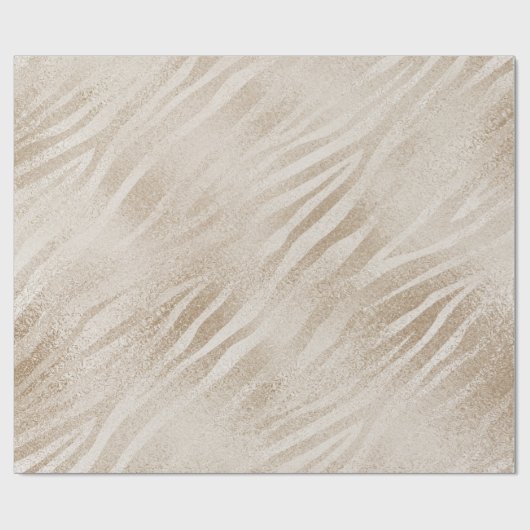 Parelachtige titanium ivoor dierlijke huid glas gl cadeaupapier (Vlak)