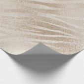 Parelachtige titanium ivoor dierlijke huid glas gl cadeaupapier (Hoek)