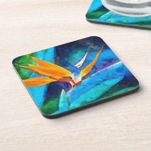 parelbloem drankjes onderzetter (Linkerzijde)