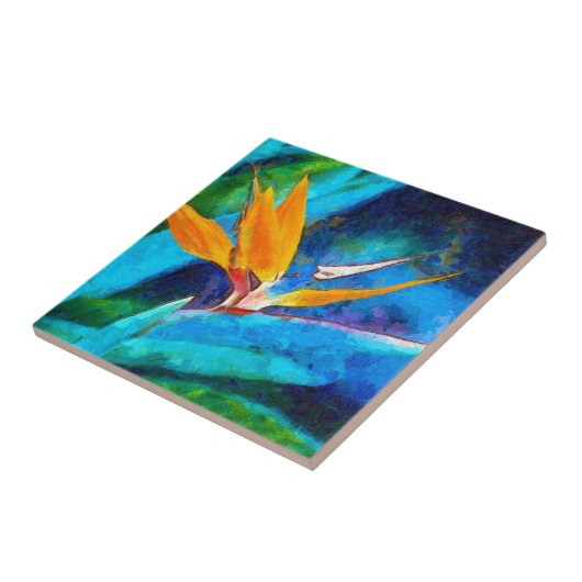 parelbloem tegeltje (Zijkant)