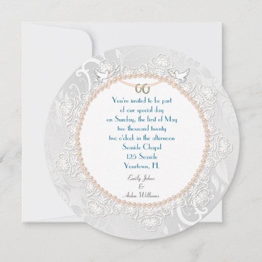 Parelcirkel en kant kaart (Voorkant)