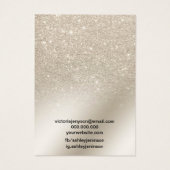 parelglitter iory ombre chic earing display visitekaartje (Achterkant)