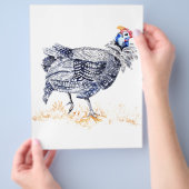 parelhoen flyer (Hand)