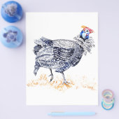 parelhoen flyer (Enkel)