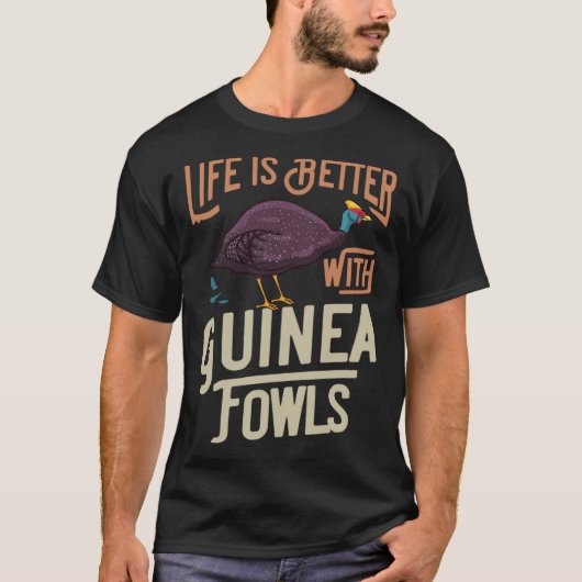 Parelhoen Kip Hen Boer T-shirt (Voorkant)