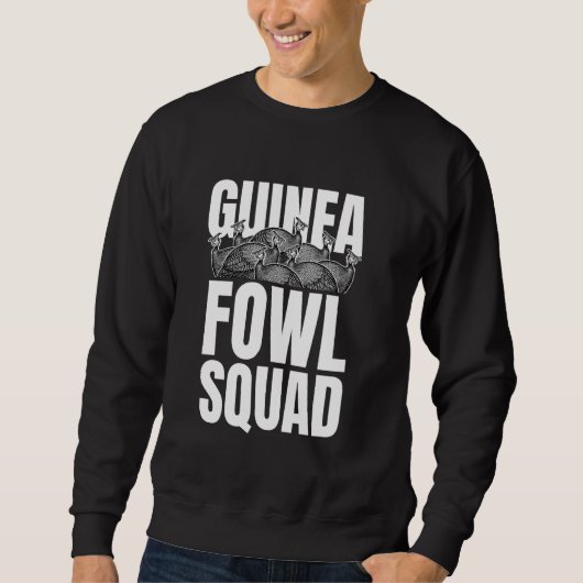 Parelhoen Kip Vogel Squad Trui (Voorkant)