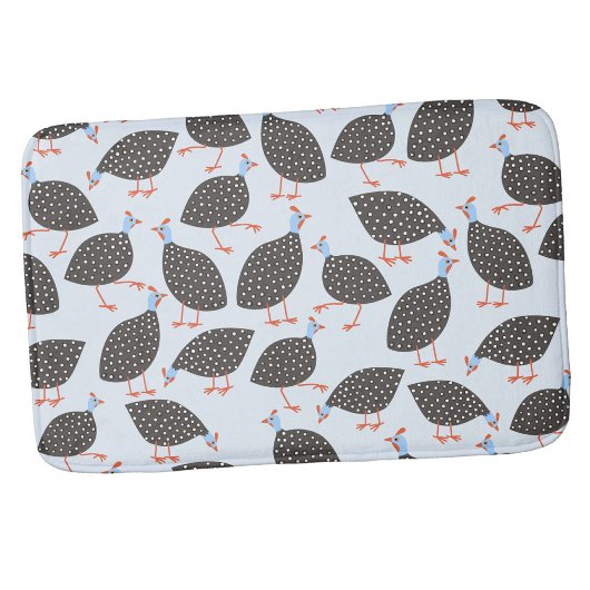Parelhoen Mooie Vogel Patroon Badmat