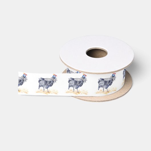 parelhoen satijnen lint (Spoel)