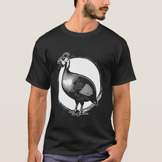Parelhoen T-shirt (Voorkant)