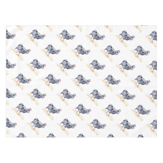 parelhoen tafelkleed (Voorkant (Horizontaal))