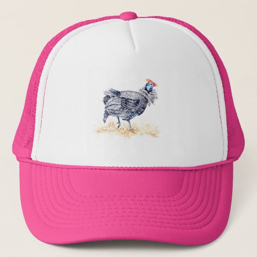 parelhoen trucker pet (Voorkant)